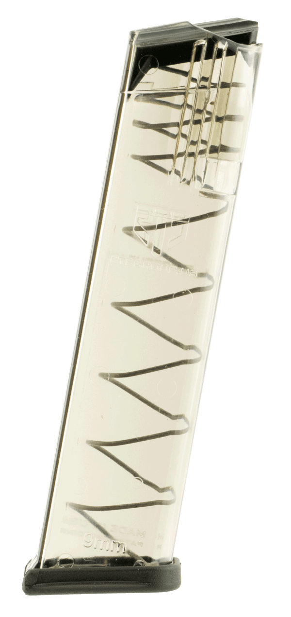 ETS Group GLK922 Pistol Mags Competition Legal 22rd 9mm Luger Compatible w/Glock 17/18/19/19X/26/34/45 Gen1-5 Clear Polymer ETS Group GLK922 Pistol Mags Competition Legal 22rd 9mm Luger Compatible w/Glock 17/18/19/19X/26/34/45 Gen1-5 Clear Polymer