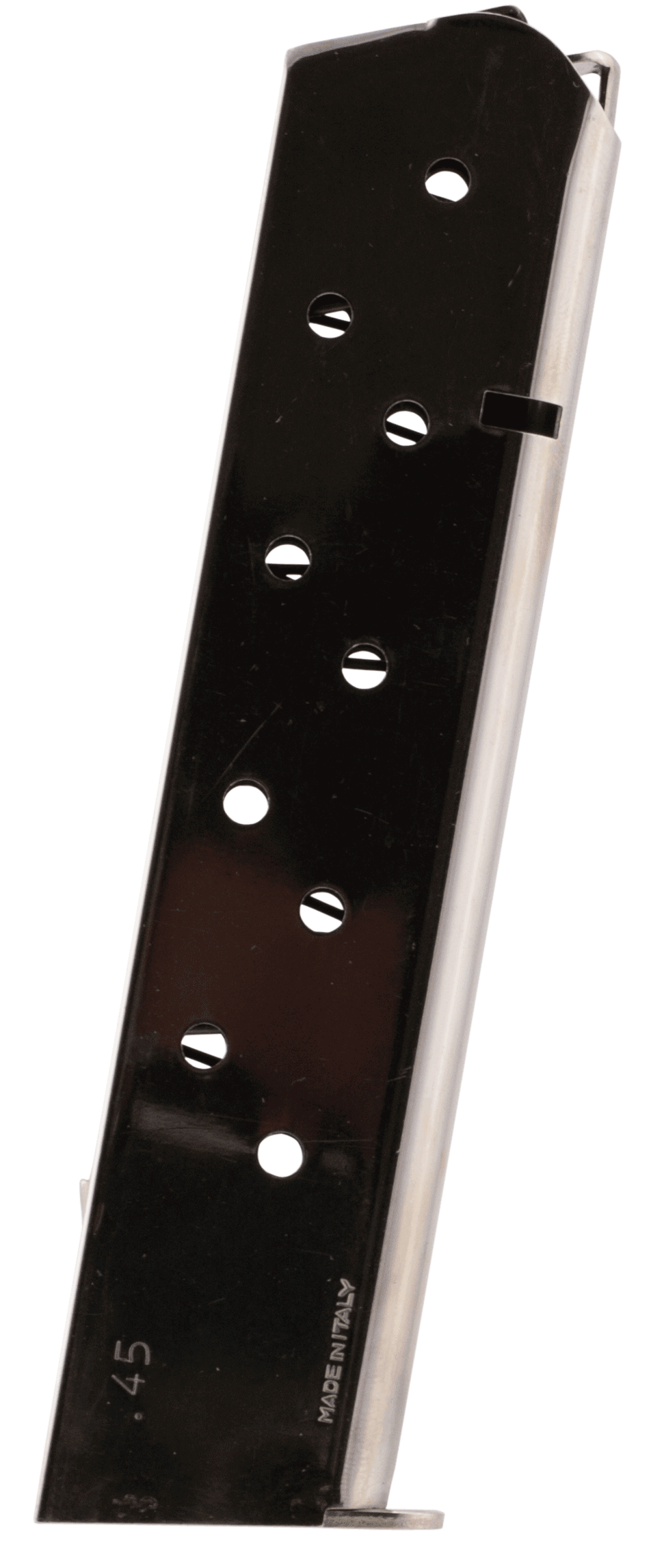 Mec-Gar MGCG4510N Standard 10rd Extended 45 ACP Fits 1911 Government Nickel Carbon Steel