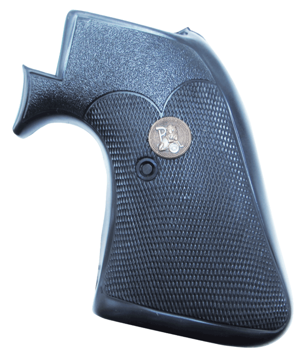 Pachmayr 03163 Presentation Grip Checkered Black Rubber for Ruger Super Blackhawk with Square Trigger Guard