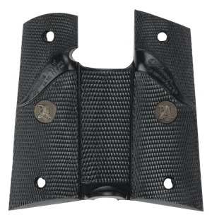 Pachmayr 02919 Signature Grip Wraparound Checkered Black Rubber for Colt MK IV Series 80 Delta Elite