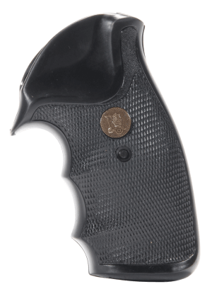 Pachmayr 02521 Gripper Grip Checkered Black Rubber with Finger Grooves for Charter Arms