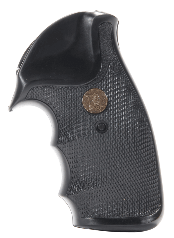 Pachmayr 02521 Gripper Grip Checkered Black Rubber with Finger Grooves for Charter Arms