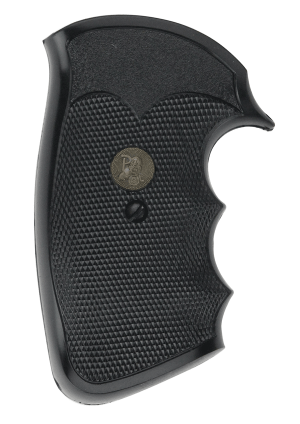 Pachmayr 02528 Gripper Grip Checkered Black Rubber with Finger Grooves for Colt Python Trooper Pachmayr 02528 Gripper Grip Checkered Black Rubber with Finger Grooves for Colt Python Trooper