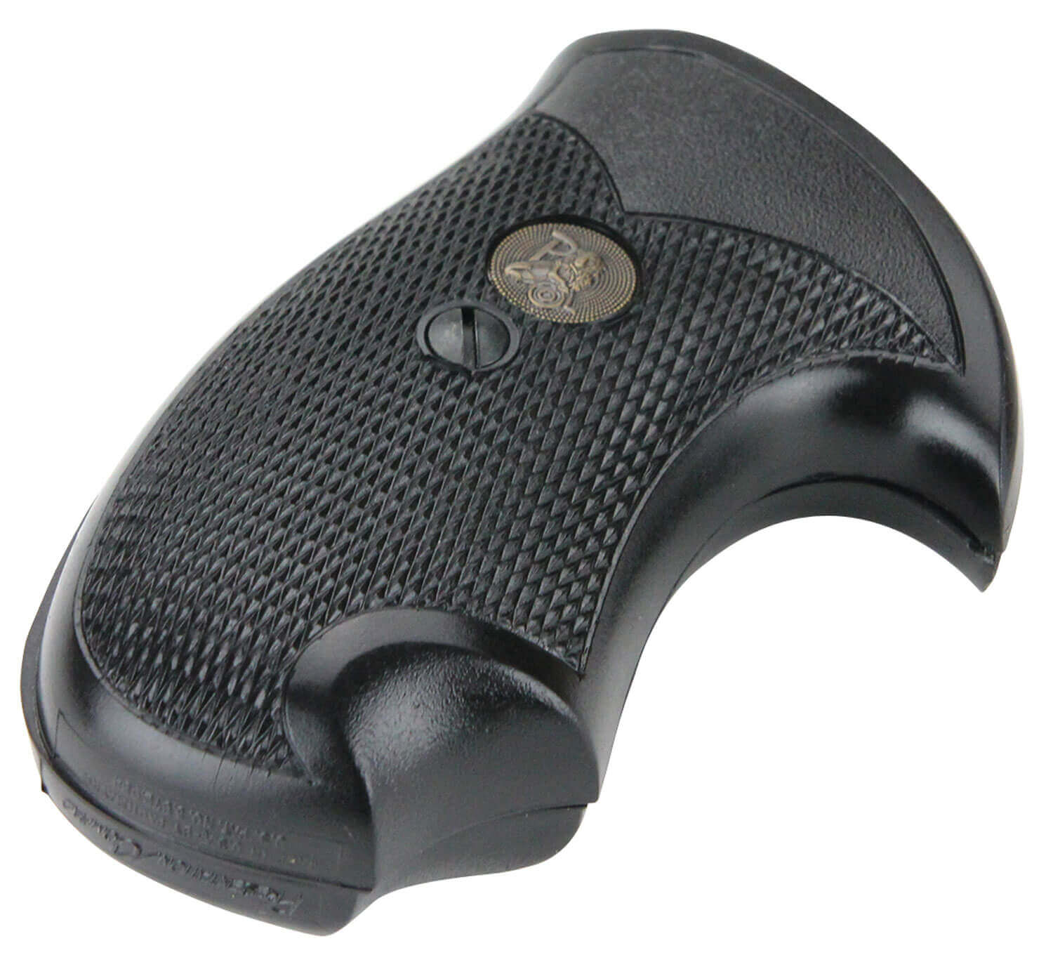Pachmayr 02523 Compact Grip Checkered Black Rubber for Charter Arms - Image 2