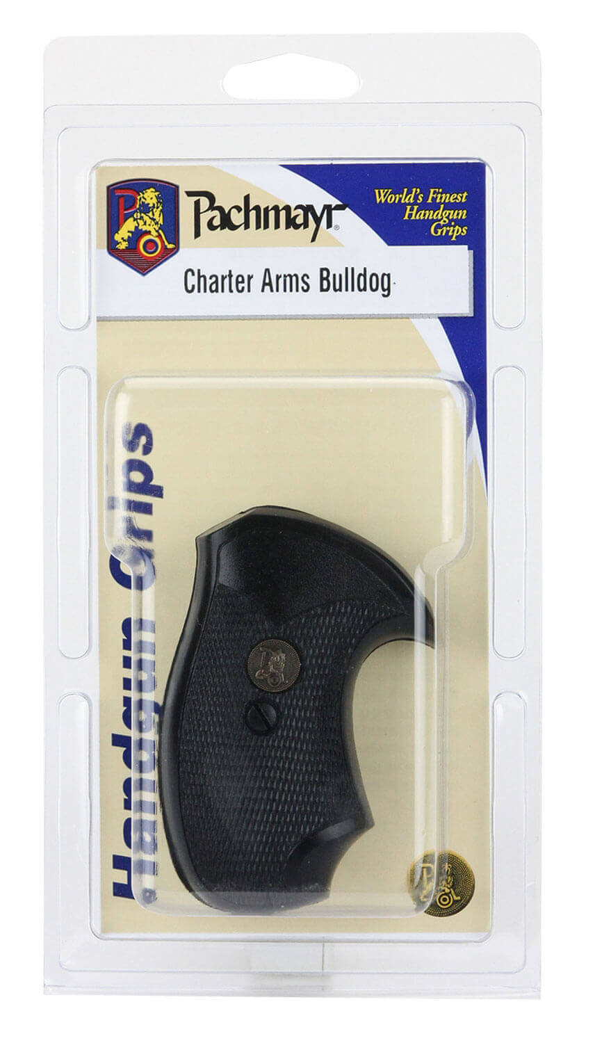 Pachmayr 02523 Compact Grip Checkered Black Rubber for Charter Arms - Image 3