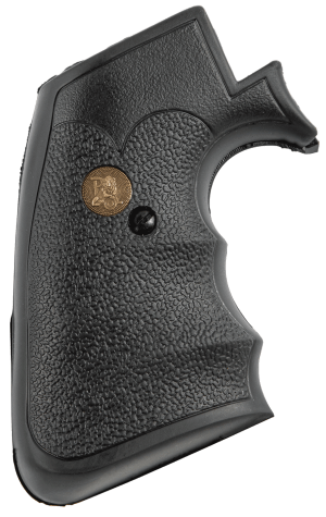 Pachmayr 05067 Gripper Grip Checkered Black Rubber with Finger Grooves for Ruger Super Blackhawk