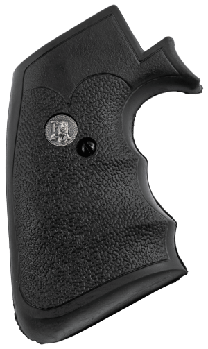 Pachmayr 05134 Decelerator Grip Checkered Black Rubber with Finger Grooves for Ruger Super Blackhawk