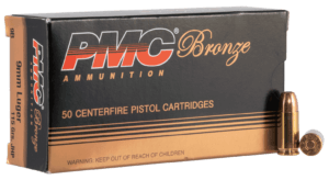 PMC 9B Bronze  9mm Luger 115 gr Jacket Hollow Point 50rd Box