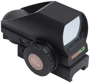Truglo TG8380B Tru-Brite Dual Color 1x 34mm Multi-Reticle Dual Illuminated Red/Green 4 Pattern CR2032 Lithium Black