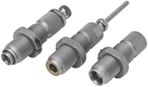 Hornady 546554 Custom Grade Series II 3-Die Set for 45 ACP 45 Win Mag 45 Auto Rim Includes Sizer/Seater/Expander