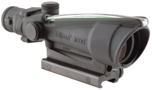 Trijicon 100144 ACOG Black Hardcoat Anodized 3.5x35mm Illuminated Green Chevron .308/7.62 BDC Reticle