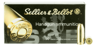Sellier & Bellot SB10A Handgun  10mm Auto 180 gr Full Metal Jacket 50rd Box