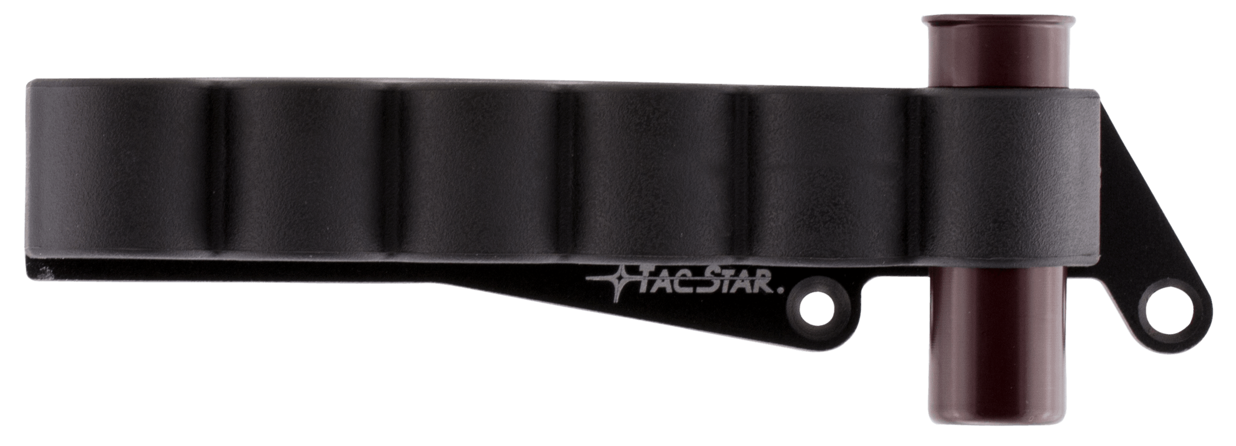 TacStar 1081211 SideSaddle Slimline Shotgun 12 Gauge 6 Rounds Black Polymer w/Aluminum Mounting Plate