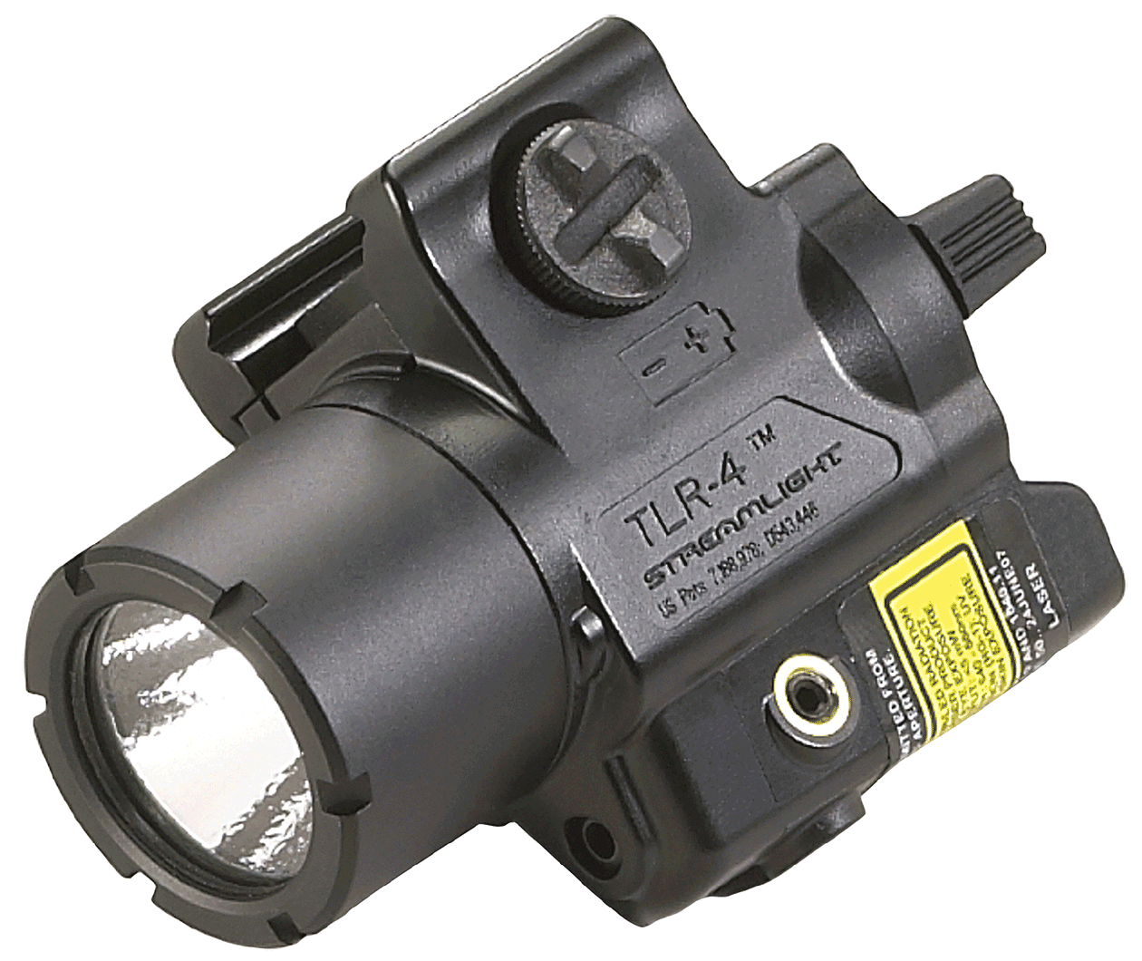 Streamlight 69240 TLR-4 Weapon Light w/Laser 170 Lumens Output White LED Light Red Laser 115 Meters Beam Black Polymer Streamlight 69240 TLR-4 Weapon Light w/Laser 170 Lumens Output White LED Light Red Laser 115 Meters Beam Black Polymer