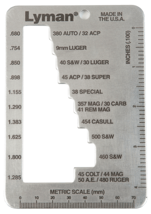 Lyman 7832217 E-Zee Case Length Gauge All Over 70 Rifle/Pistol & Rifle Cases