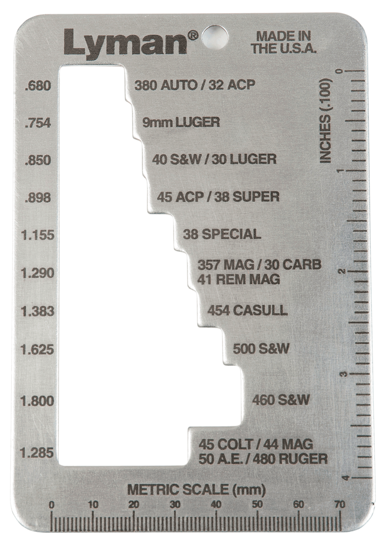 Lyman 7832217 E-Zee Case Length Gauge All Over 70 Rifle/Pistol & Rifle Cases