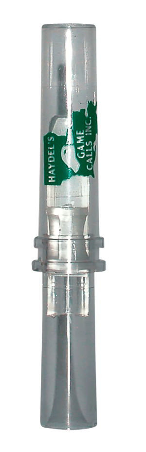 Haydel's Game Calls DR85 Double Reed Open Call Double Reed Mallard Sounds Attracts Ducks Clear Plastic