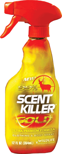 Wildlife Research 1252 Scent Killer Gold Odor Eliminator Odorless Scent 12 oz Trigger Spray Wildlife Research 1252 Scent Killer Gold Odor Eliminator Odorless Scent 12 oz Trigger Spray