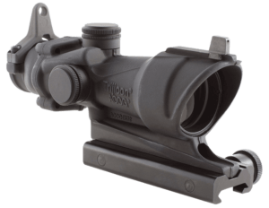 Trijicon 100092 ACOG Black Hardcoat Anodized 4x32mm Illuminated Amber Crosshair .308/7.62 BDC Reticle