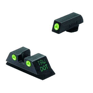 Meprolight USA 102243101 Tru-Dot Green Fixed Green Tritium Front & Rear/Black Frame Compatible w/Glock 9mm Luger/40 S&W/357 Sig/.45 GAP Front Post/Rear Dovetail Mount Meprolight USA 102243101 Tru-Dot Green Fixed Green Tritium Front & Rear/Black Frame Compatible w/Glock 9mm Luger/40 S&W/357 Sig/.45 GAP Front Post/Rear Dovetail Mount