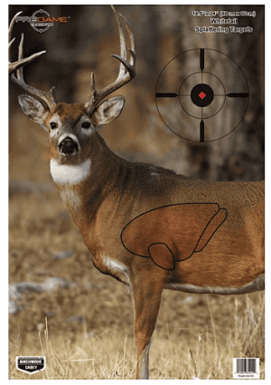 Birchwood Casey 35401 Pregame Deer Paper Hanging Universal 16.50" x 24" 3 Per Pkg