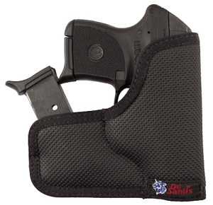 DeSantis Gunhide M33BJG3Z0 Nemesis Ammo Pocket Black Rubberized Fabric Fits Kel-Tec P-3AT/P32 Ambidextrous
