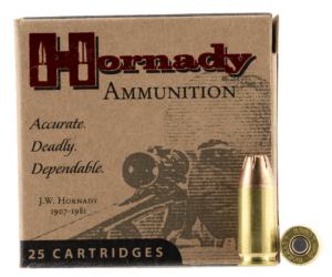 Hornady 90242 Custom Personal Defense 9mm Luger 124 gr Hornady XTP Hollow Point (XTPHP) 25rd Box Hornady 90242 Custom Personal Defense 9mm Luger 124 gr Hornady XTP Hollow Point (XTPHP) 25rd Box