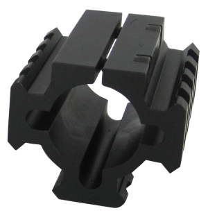 TacStar 1081100 Shotgun Rail Mount Black 1.80" Long