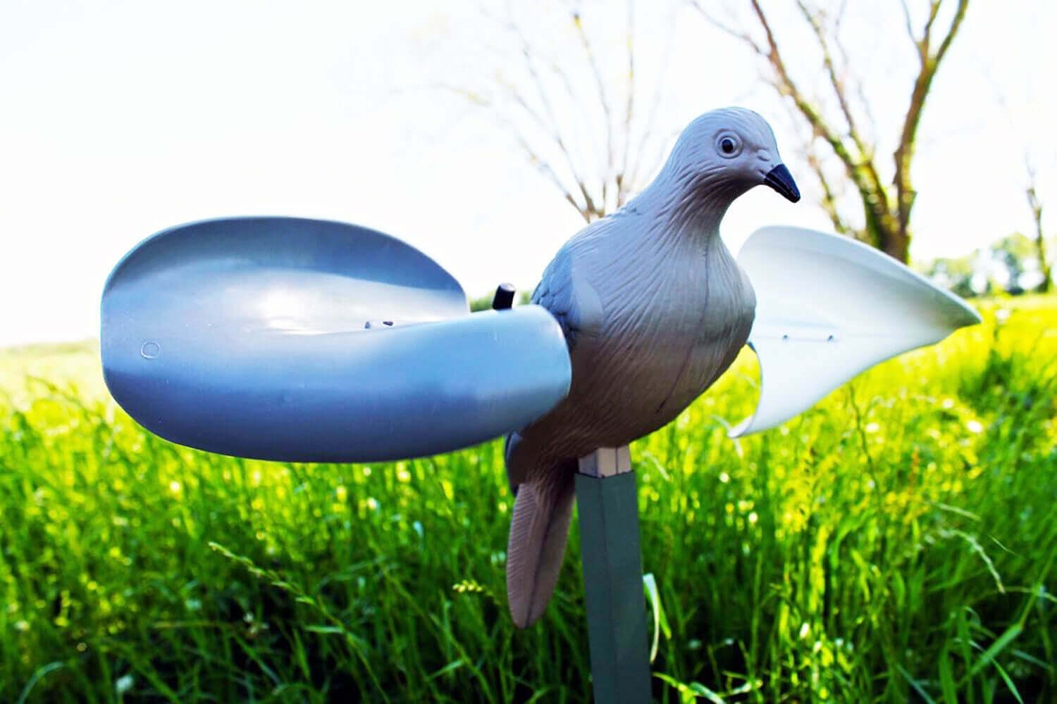 Mojo Outdoors HW7201 Wind Dove Doves Species Gray Plastic - Image 2
