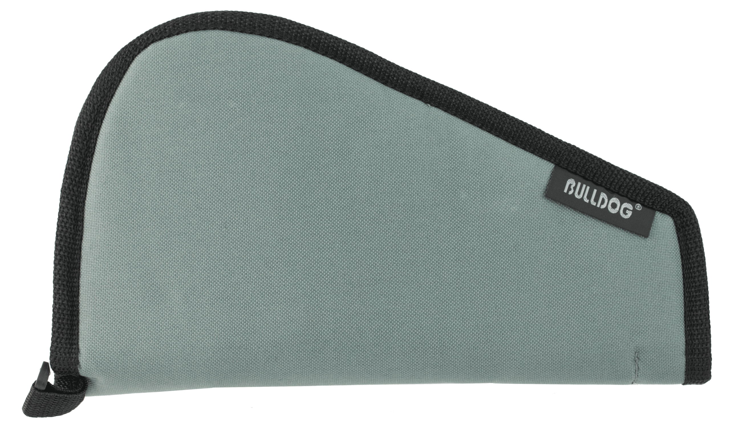 Bulldog BD610 Pistol Rug Small 12" Gray with Black Trim Water-Resistant Nylon