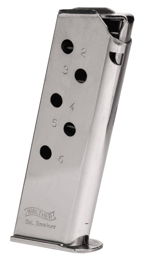 Walther Arms 2246011 PPK/S Nickel Detachable 7rd for 380 ACP Walther PPK/S