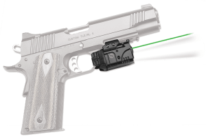 Crimson Trace CMR204 Rail Master Pro 5mW Green Laser 532nM Wavelength & 100 Lumens White LED Light Black Finish for Picatinny or Weaver Rail