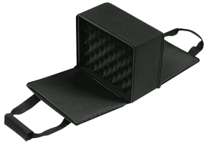 Bulldog BD522 Hard-Sided Pistol Case 11" Holds 4 Handguns Water-Resistant Black Nylon