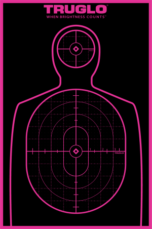 TruGlo TG13P6 Tru-See Splatter Target Black/Pink Self-Adhesive Paper Heavy Paper Yes Impact Enhancement Pink 6 Pack Includes Pasters
