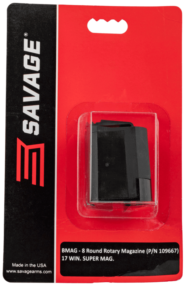 Savage Arms 90020 BMAG Series Black Rotary 8rd for 17 WSM Savage BMAG Series