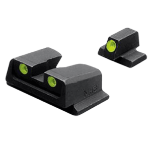 Meprolight USA 117663101 Tru-Dot Black | Green Tritium Front Sight Green Tritium Rear Sight Set Meprolight USA 117663101 Tru-Dot Black | Green Tritium Front Sight Green Tritium Rear Sight Set