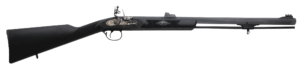 Traditions R3200850 Deerhunter 50 Cal 24″ Flintlock Blued Black Synthetic Stock