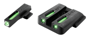 TruGlo TG13MP1A TFX Black | Green Tritium & Fiber Optic White Outline Front Sight Green Tritium & Fiber Optic Rear Sight
