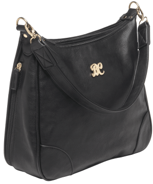 Bulldog BDP010 Hobo Purse w/Holster Black Leather for Most Small Autos & Revolvers Ambidextrous Hand