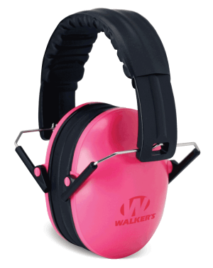 Walker's GWPFKDMPK Youth Passive Muff 22 dB Over the Head Pink/Black Polymer