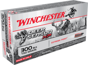 Winchester Ammo X300BLKDS Deer Season XP 300 Blackout 150 gr Extreme Point 20rd Box Winchester Ammo X300BLKDS Deer Season XP 300 Blackout 150 gr Extreme Point 20rd Box