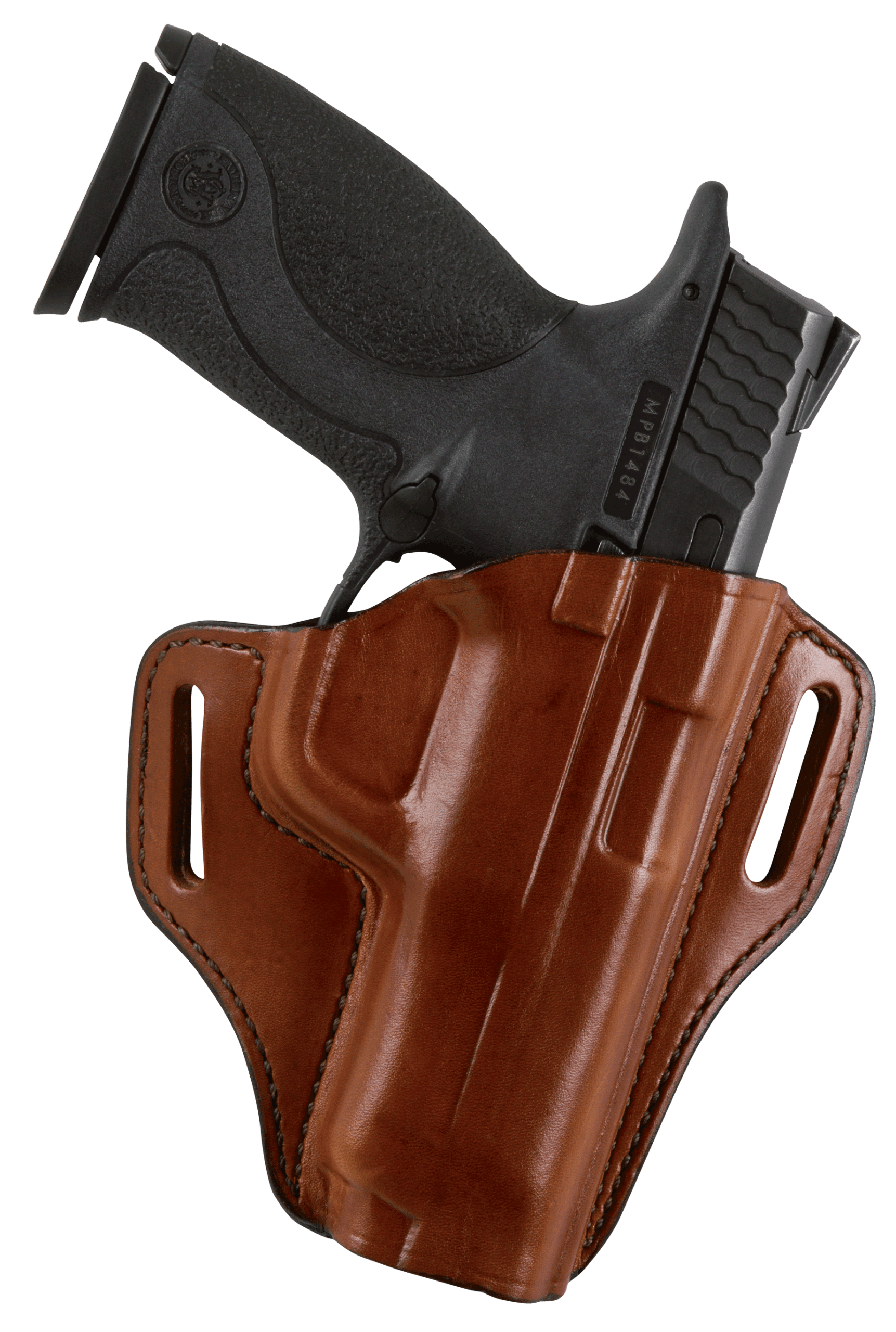 Bianchi 25052 57 Remedy OWB Size 01 Tan Leather Belt Slide Fits S&W J Frame Fits S&W 36 Fits S&W 640 Right Hand