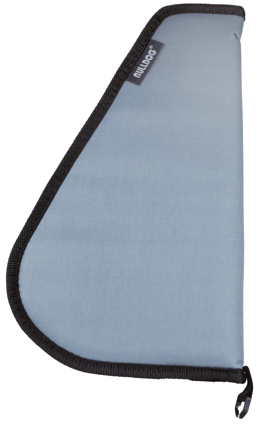 Bulldog BD611 Pistol Rug Medium Size made of Water-Resistant Nylon with Gray Finish & Black Trim Velcro Accessory Pocket Thick 1.75" Soft Padding & Full-Length Zipper 15" x 6" Interior Dimensions