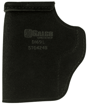 Galco STO424B Stow-N-Go IWB Black Leather Belt Clip Fits 1911 3" Barrel Right Hand