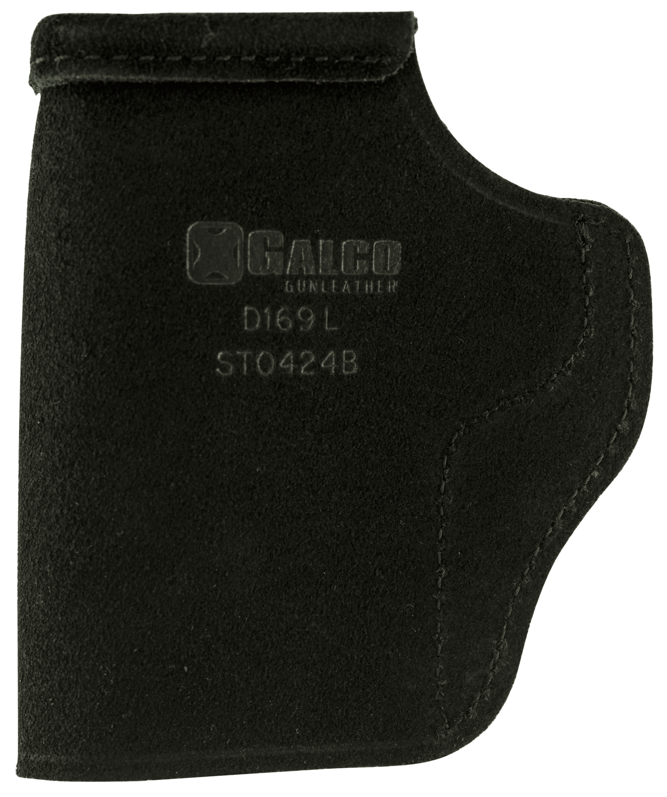 Galco STO424B Stow-N-Go IWB Black Leather Belt Clip Fits 1911 3" Barrel Right Hand