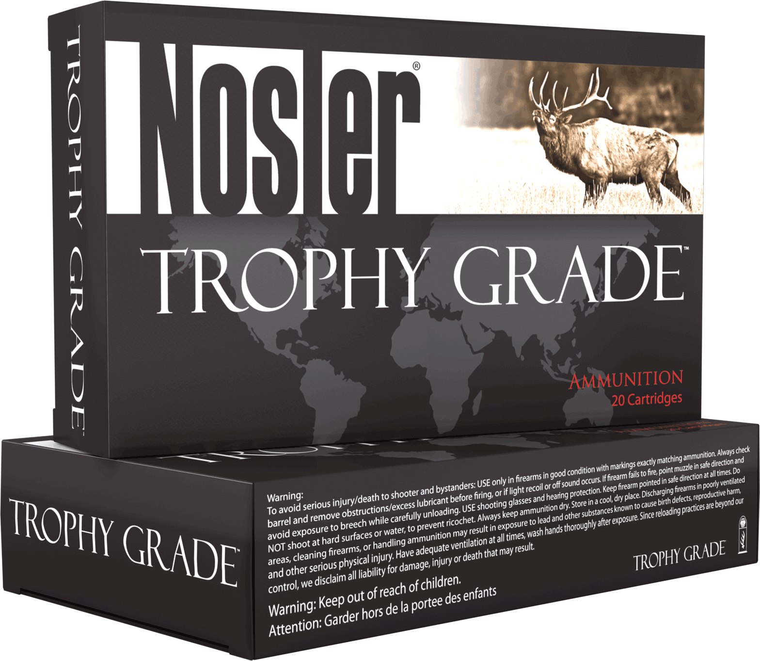 Nosler 60035 Trophy Grade Hunting 28 Nosler 160 gr Nosler AccuBond 20rd Box