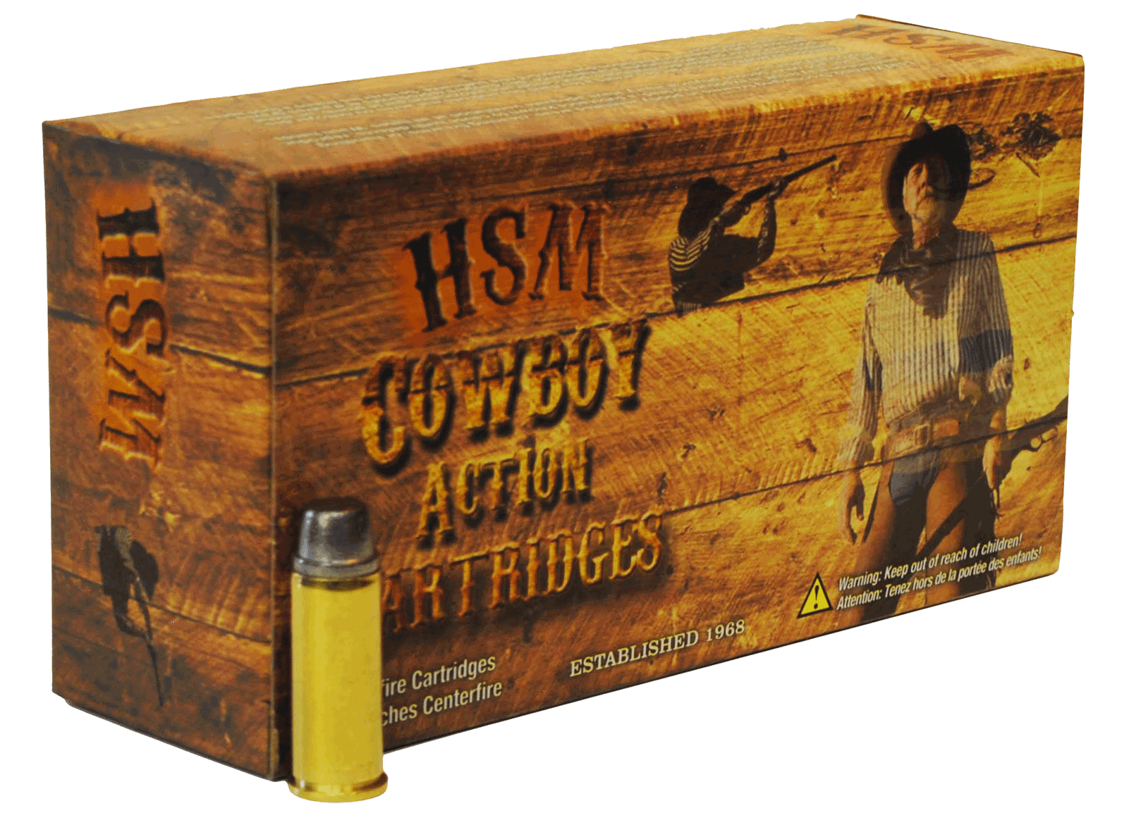 HSM 3571N Cowboy Action Target 357 Mag 158 gr Semi Wadcutter (SWC) 50rd Box