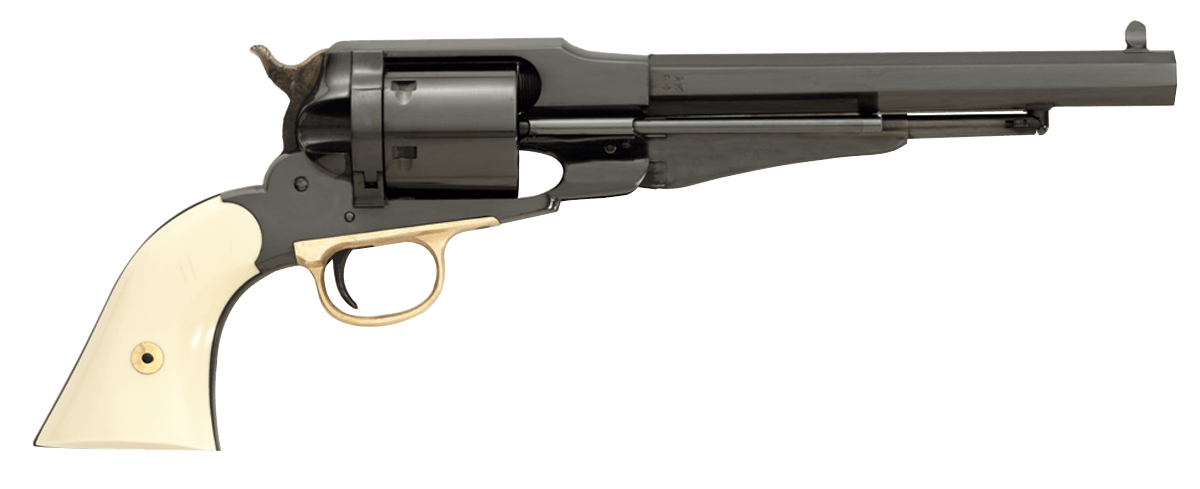 Taylors & Company 550760 Remington Conversion LawDawg 45 Colt (LC) Caliber with 8″ Barrel 6rd Capacity Cylinder Overall Blued Finish Steel & 2-Piece Ivory Grip Taylors & Company 550760 Remington Conversion LawDawg 45 Colt (LC) Caliber with 8″ Barrel 6rd Capacity Cylinder Overall Blued Finish Steel & 2-Piece Ivory Grip