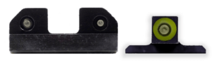 XS Sights SWR033S6G R3D Night Sights- Smith & Wesson  Black | Green Tritium Green  Outline Front Sight Green Tritium  Rear Sight