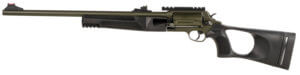 Rossi SCJT4510B Circuit Judge  45 Colt (LC) Caliber or 410 Gauge with 5rd Capacity  18.50″ Barrel  Moss Green Cerakote Metal Finish & Black Fixed Thumbhole Stock Right Hand (Full Size)